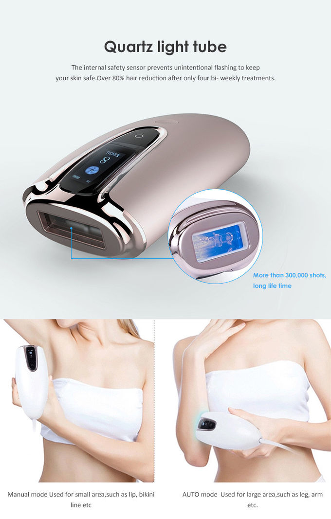 Mini dispositivo portatile di depilazione di Ipl, sotto le ascelle progettazione senza cuciture di depilazione