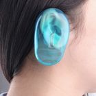 Protegga le coperture dell'orecchio del silicone, chiaro orecchio blu del silicone per uso personale/salone di lavoro di parrucchiere