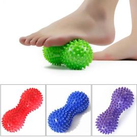 Dimensioni materiale del PVC della palla di forma fisica di yoga del massaggiatore del piede di Shiatsu di forma dell'arachide 150 * 70 * 70 millimetri